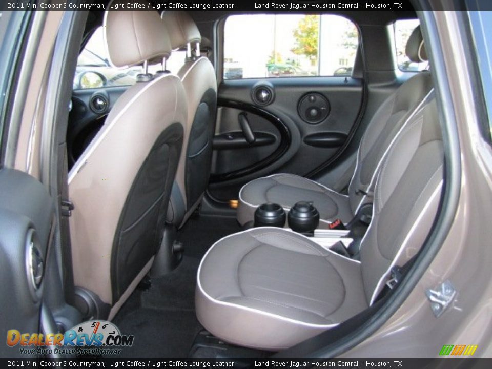 2011 Mini Cooper S Countryman Light Coffee / Light Coffee Lounge Leather Photo #4