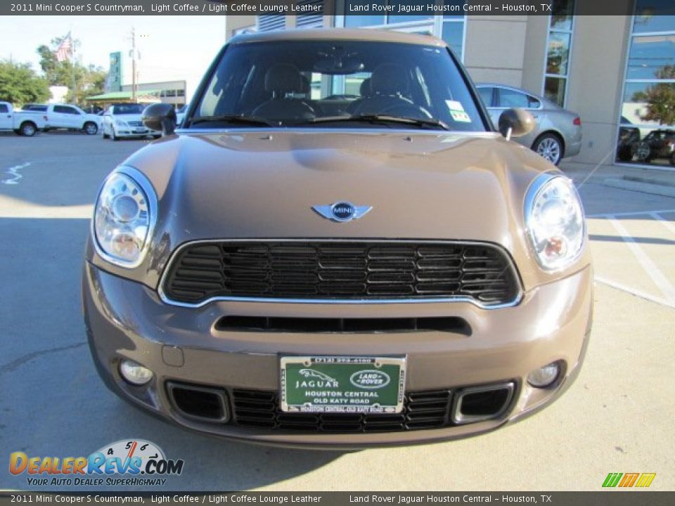 2011 Mini Cooper S Countryman Light Coffee / Light Coffee Lounge Leather Photo #6