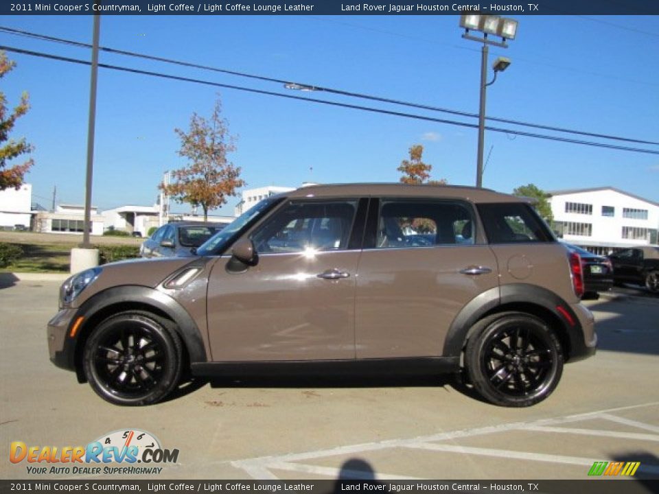 2011 Mini Cooper S Countryman Light Coffee / Light Coffee Lounge Leather Photo #7