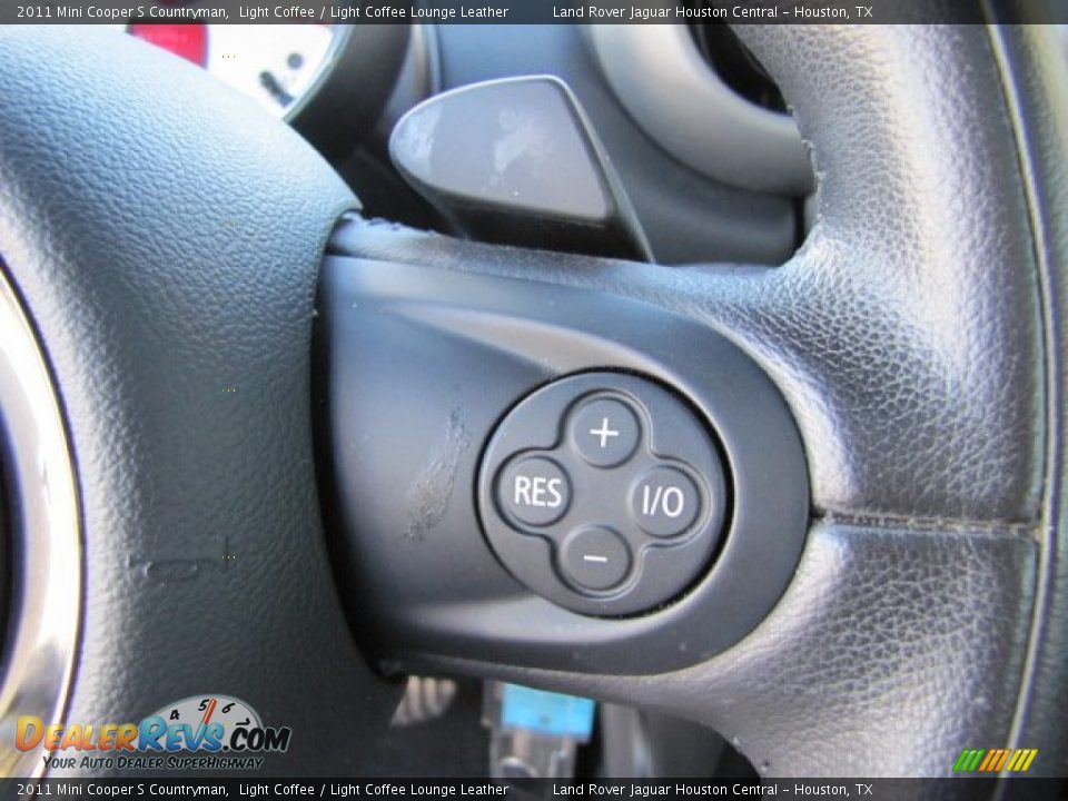 2011 Mini Cooper S Countryman Light Coffee / Light Coffee Lounge Leather Photo #16