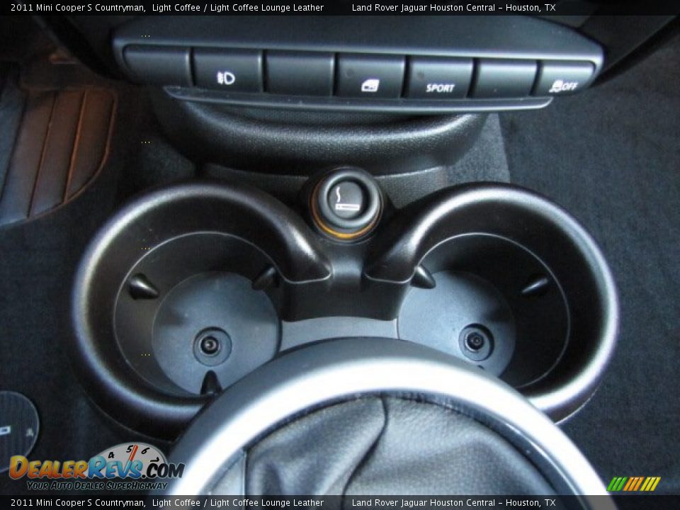 2011 Mini Cooper S Countryman Light Coffee / Light Coffee Lounge Leather Photo #19