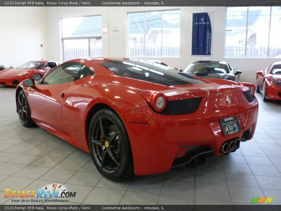 2010 Ferrari 458 Italia Rosso Corsa (Red) / Nero Photo #3