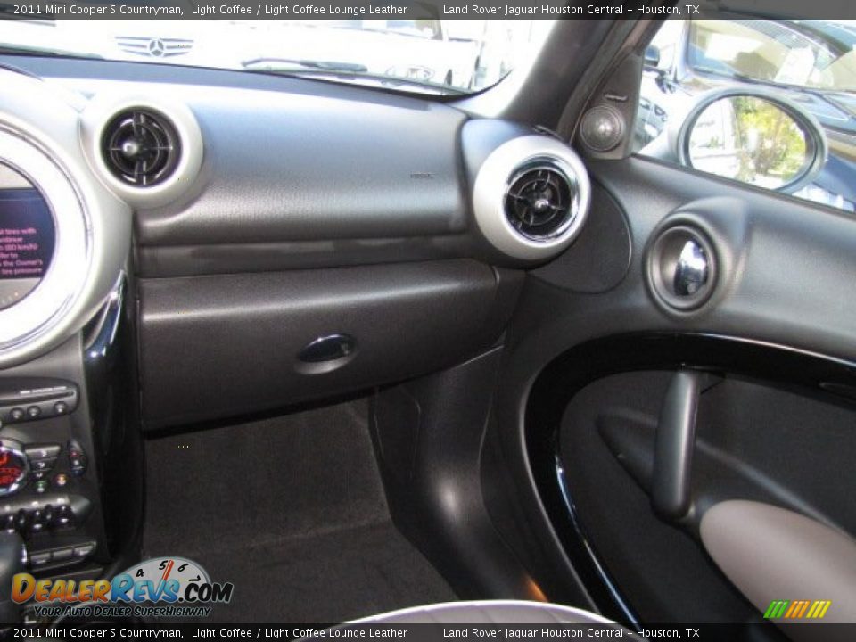 2011 Mini Cooper S Countryman Light Coffee / Light Coffee Lounge Leather Photo #21