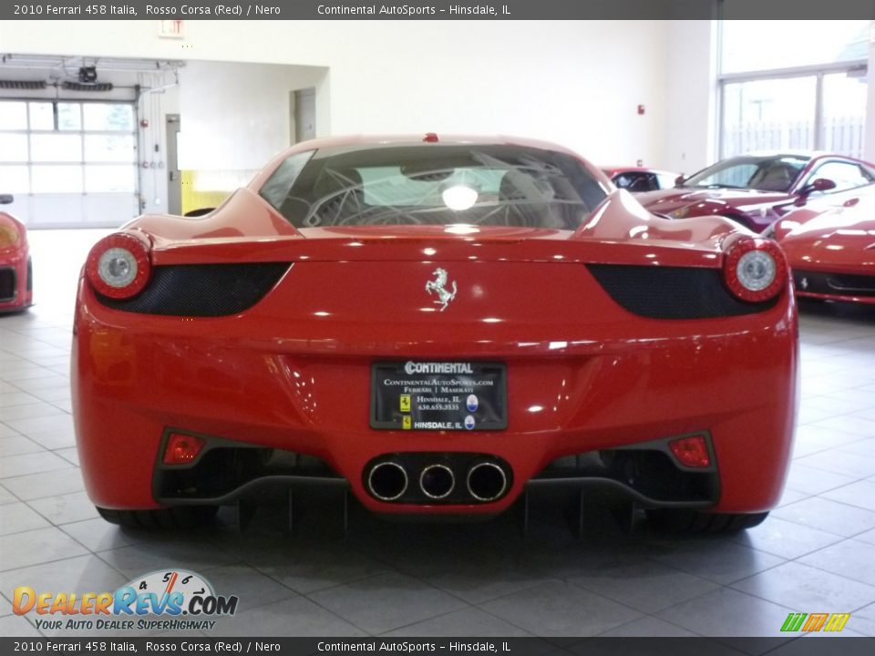 2010 Ferrari 458 Italia Rosso Corsa (Red) / Nero Photo #4
