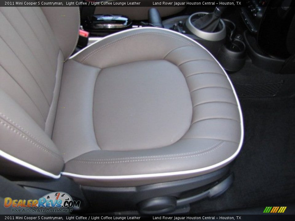 2011 Mini Cooper S Countryman Light Coffee / Light Coffee Lounge Leather Photo #25