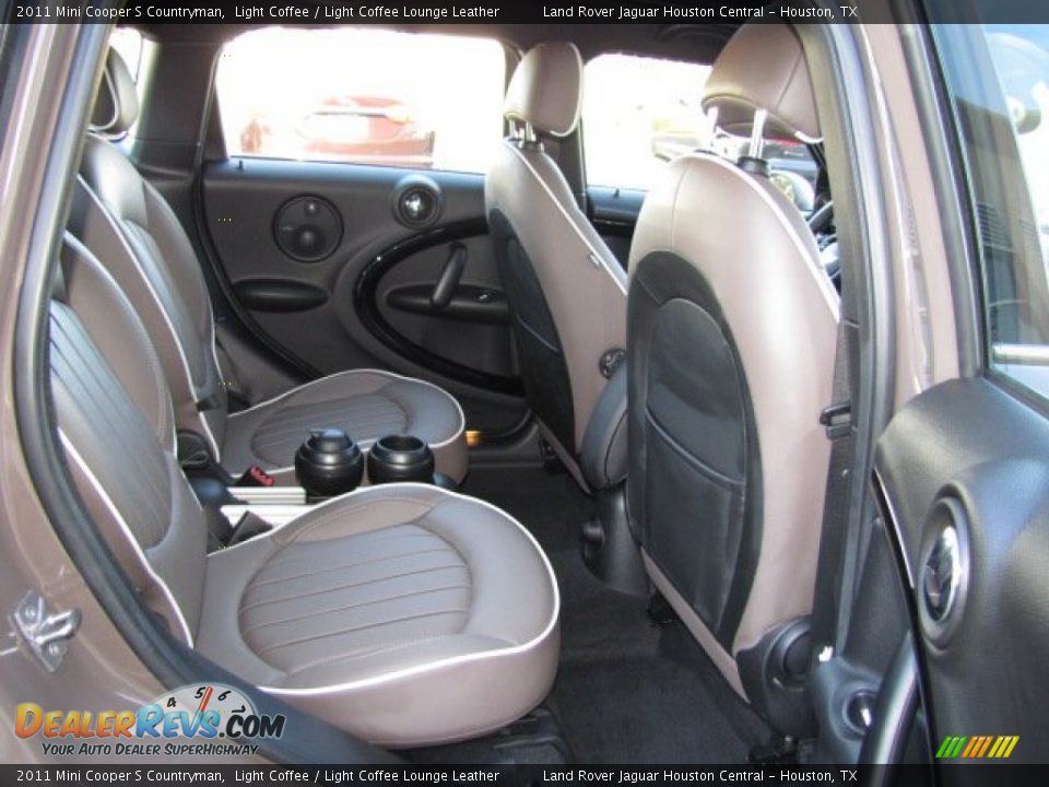 2011 Mini Cooper S Countryman Light Coffee / Light Coffee Lounge Leather Photo #26