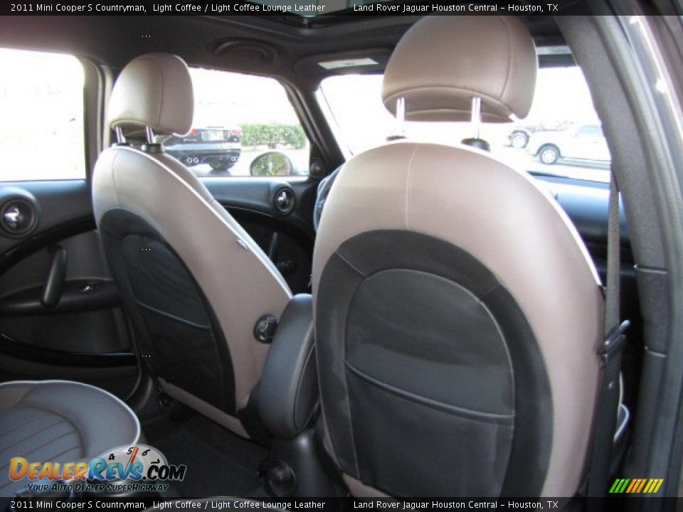 2011 Mini Cooper S Countryman Light Coffee / Light Coffee Lounge Leather Photo #27