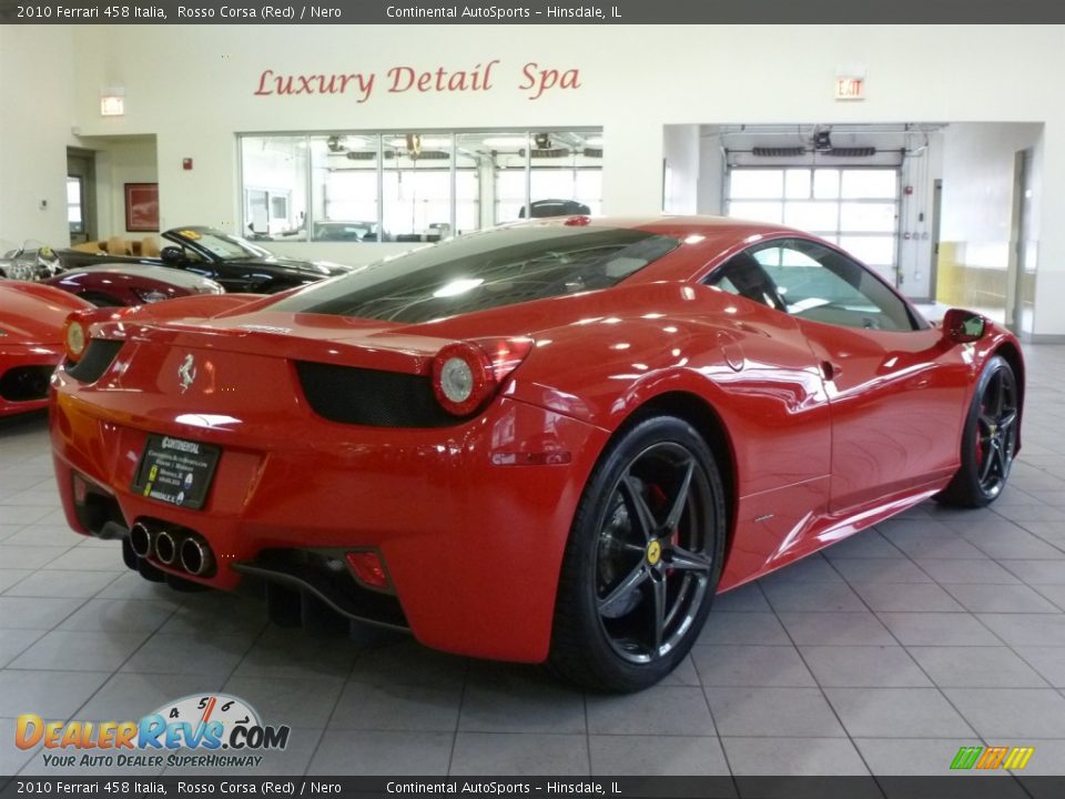 2010 Ferrari 458 Italia Rosso Corsa (Red) / Nero Photo #5