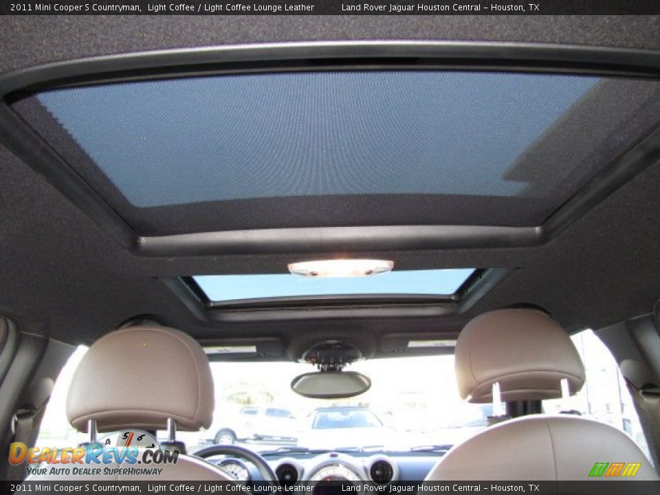 2011 Mini Cooper S Countryman Light Coffee / Light Coffee Lounge Leather Photo #31
