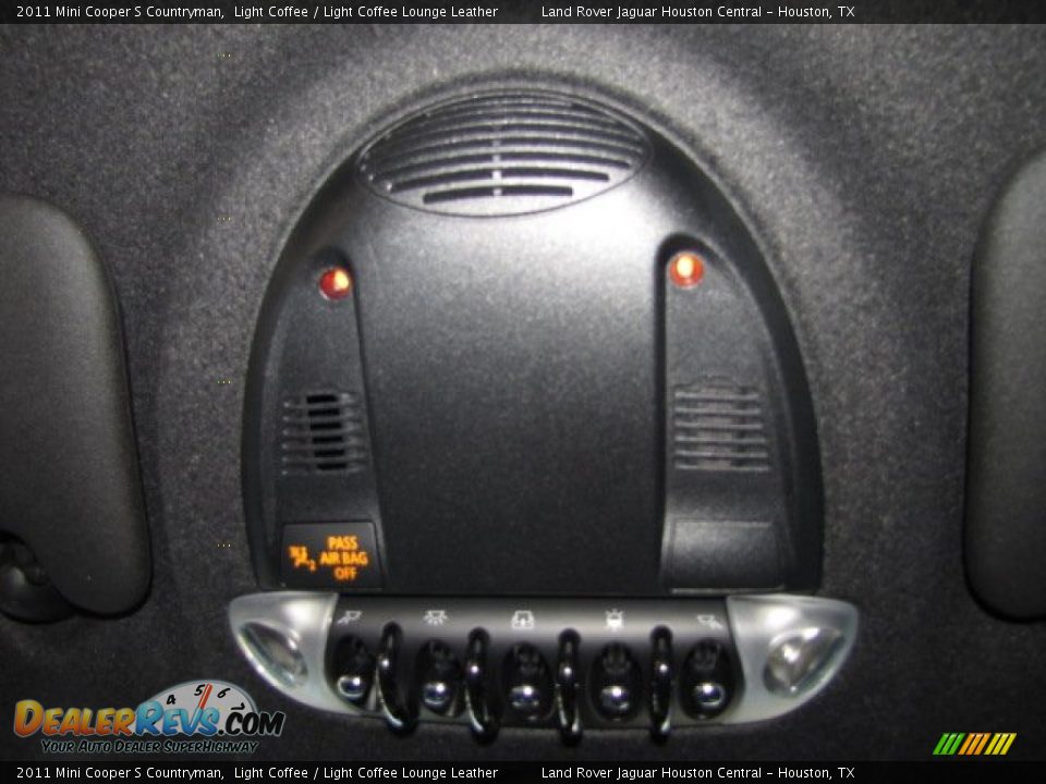 2011 Mini Cooper S Countryman Light Coffee / Light Coffee Lounge Leather Photo #35