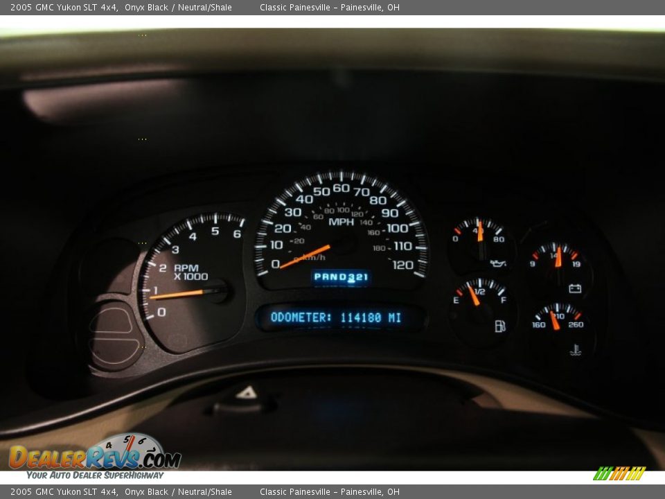 2005 GMC Yukon SLT 4x4 Onyx Black / Neutral/Shale Photo #9