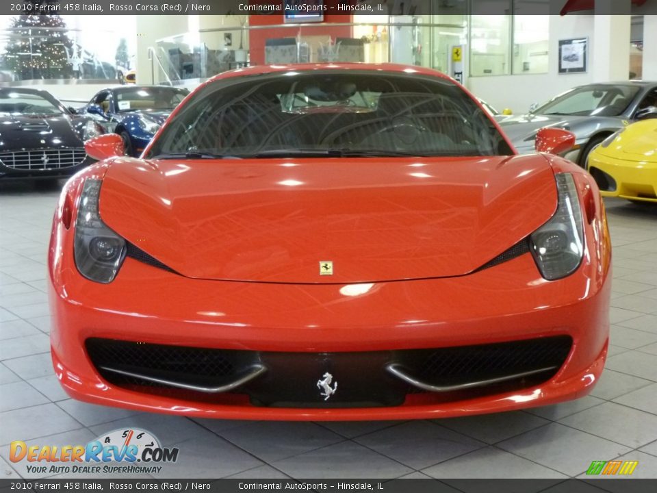 2010 Ferrari 458 Italia Rosso Corsa (Red) / Nero Photo #8