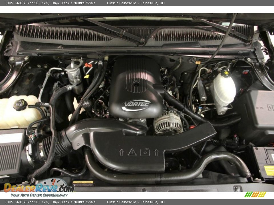 2005 GMC Yukon SLT 4x4 Onyx Black / Neutral/Shale Photo #23