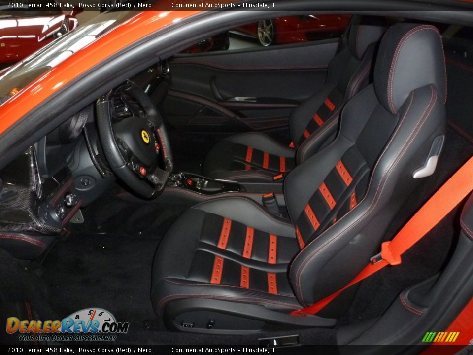 Nero Interior - 2010 Ferrari 458 Italia Photo #13