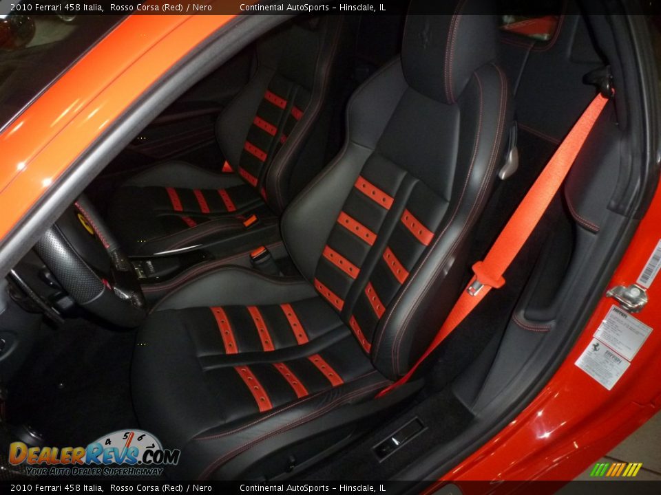 Front Seat of 2010 Ferrari 458 Italia Photo #14