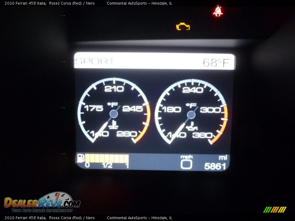 2010 Ferrari 458 Italia Rosso Corsa (Red) / Nero Photo #17