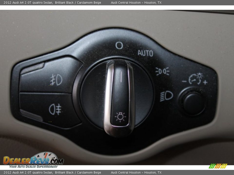 2012 Audi A4 2.0T quattro Sedan Brilliant Black / Cardamom Beige Photo #13