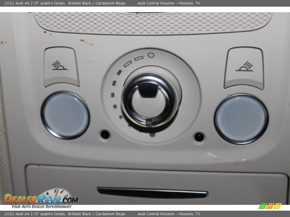 2012 Audi A4 2.0T quattro Sedan Brilliant Black / Cardamom Beige Photo #14