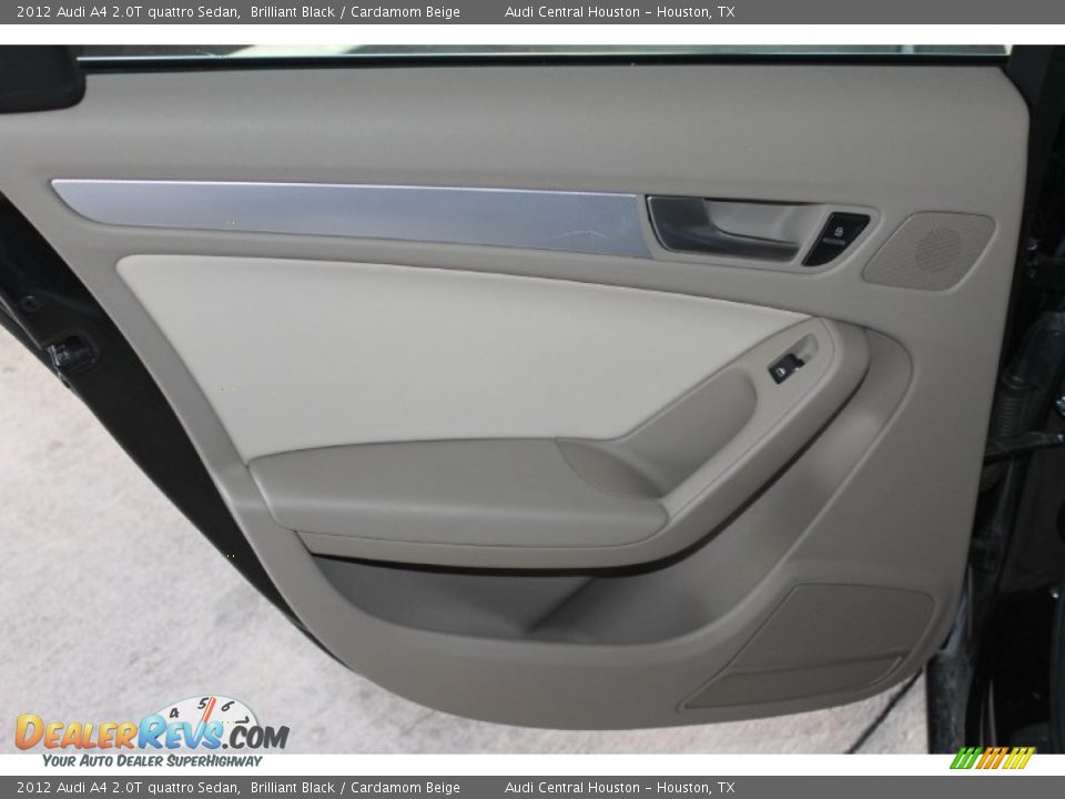 2012 Audi A4 2.0T quattro Sedan Brilliant Black / Cardamom Beige Photo #22