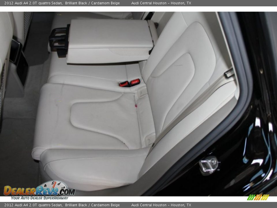 2012 Audi A4 2.0T quattro Sedan Brilliant Black / Cardamom Beige Photo #23
