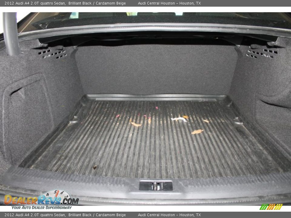 2012 Audi A4 2.0T quattro Sedan Brilliant Black / Cardamom Beige Photo #26
