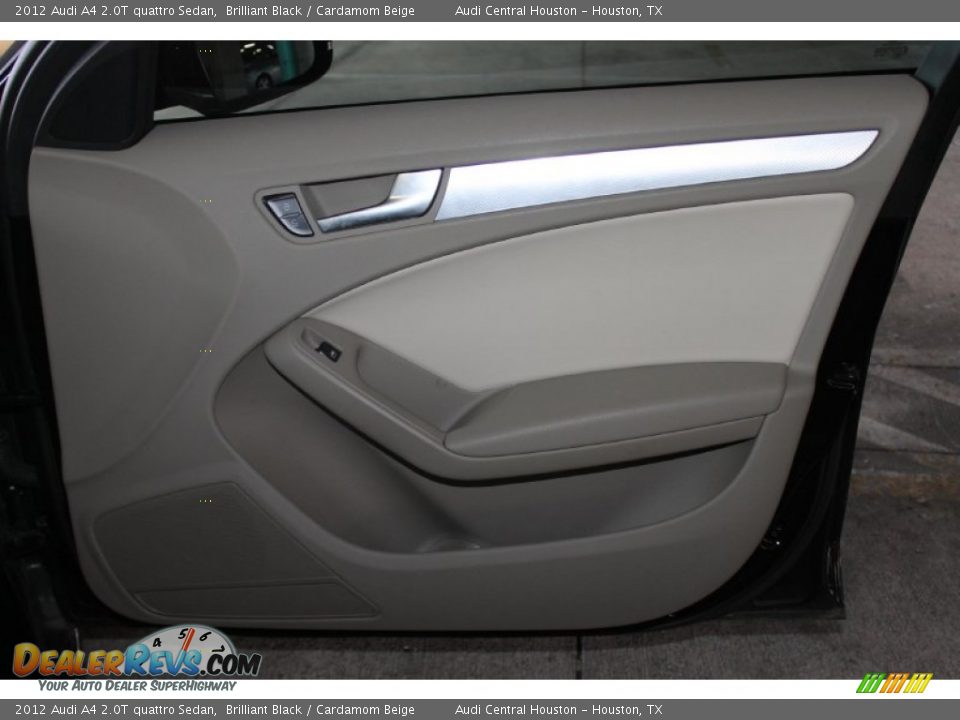 2012 Audi A4 2.0T quattro Sedan Brilliant Black / Cardamom Beige Photo #29