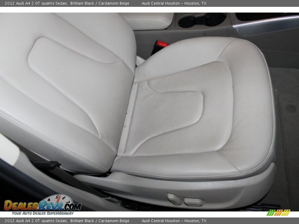 2012 Audi A4 2.0T quattro Sedan Brilliant Black / Cardamom Beige Photo #30