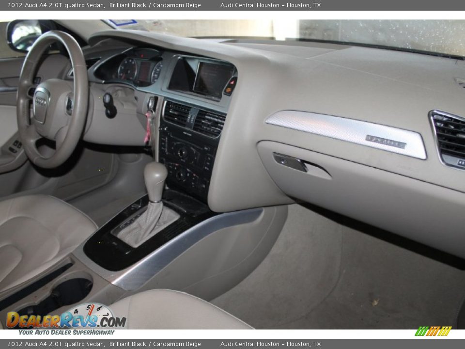 2012 Audi A4 2.0T quattro Sedan Brilliant Black / Cardamom Beige Photo #31