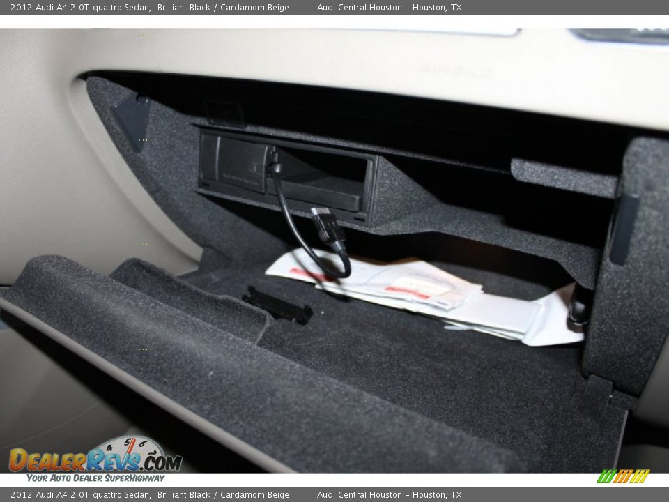 2012 Audi A4 2.0T quattro Sedan Brilliant Black / Cardamom Beige Photo #32