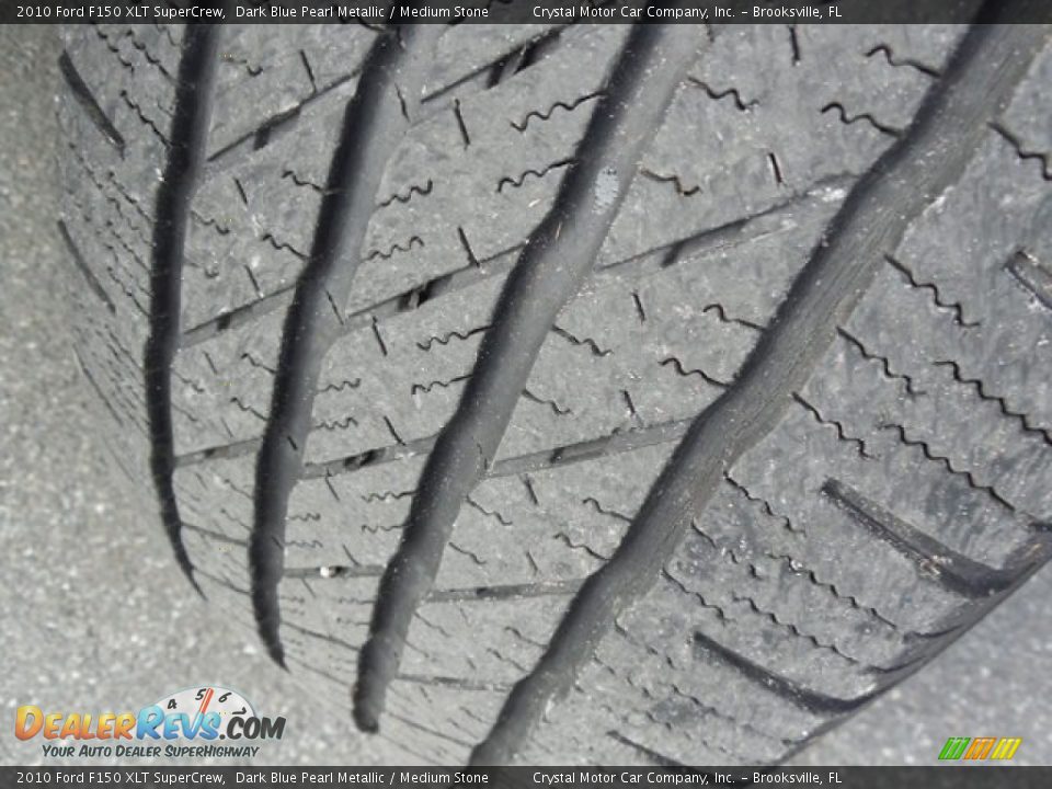 2010 Ford F150 XLT SuperCrew Dark Blue Pearl Metallic / Medium Stone Photo #15