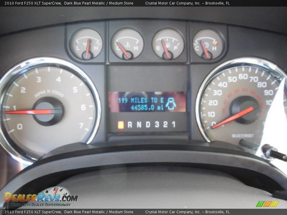 2010 Ford F150 XLT SuperCrew Dark Blue Pearl Metallic / Medium Stone Photo #18