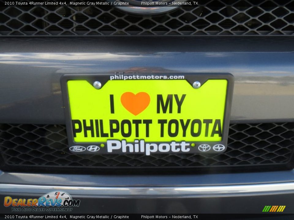 2010 Toyota 4Runner Limited 4x4 Magnetic Gray Metallic / Graphite Photo #11