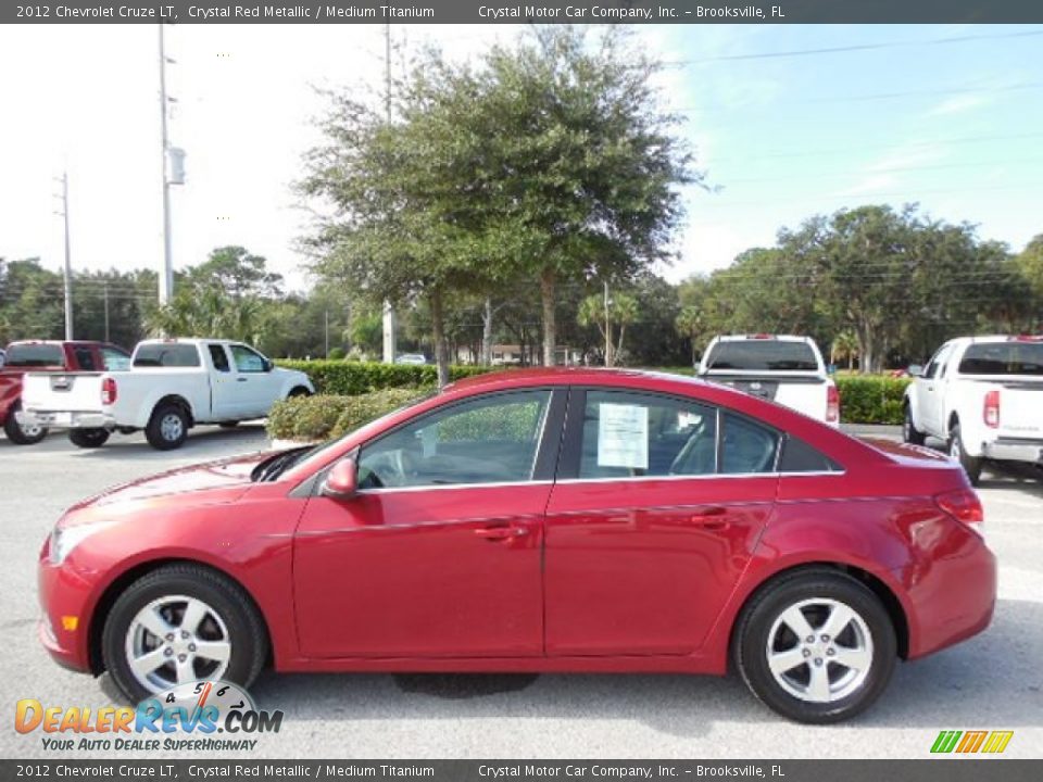 2012 Chevrolet Cruze LT Crystal Red Metallic / Medium Titanium Photo #2