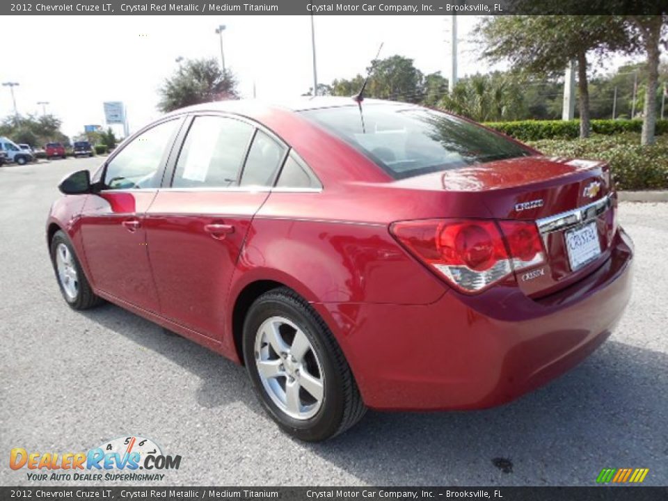 2012 Chevrolet Cruze LT Crystal Red Metallic / Medium Titanium Photo #3
