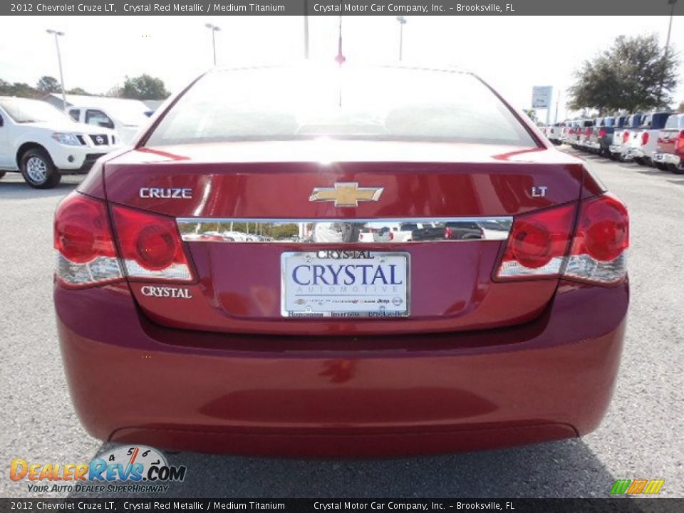 2012 Chevrolet Cruze LT Crystal Red Metallic / Medium Titanium Photo #7