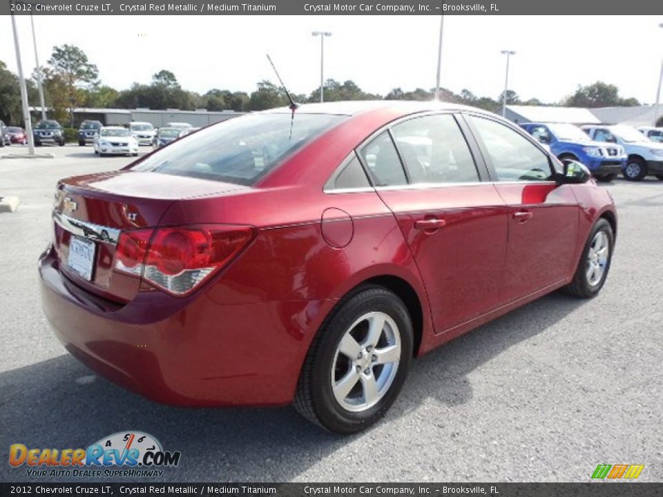 2012 Chevrolet Cruze LT Crystal Red Metallic / Medium Titanium Photo #8