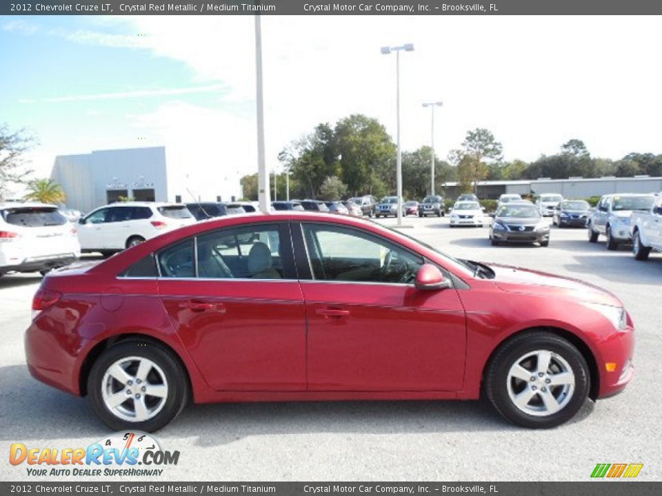 2012 Chevrolet Cruze LT Crystal Red Metallic / Medium Titanium Photo #9