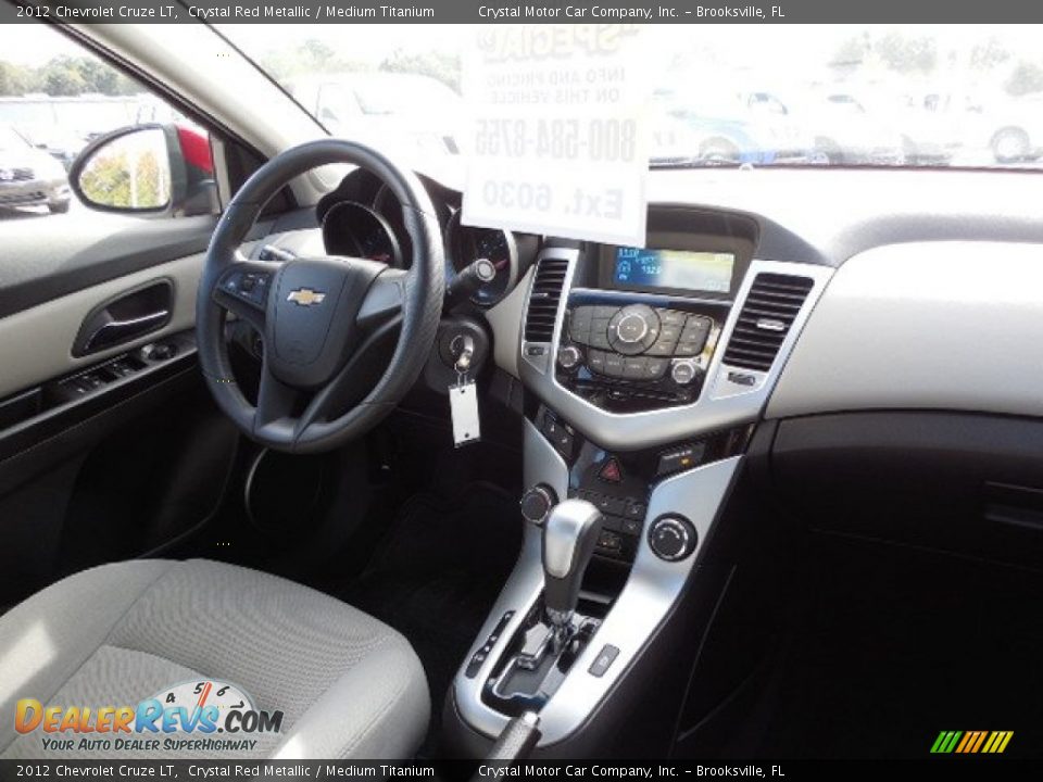 2012 Chevrolet Cruze LT Crystal Red Metallic / Medium Titanium Photo #11