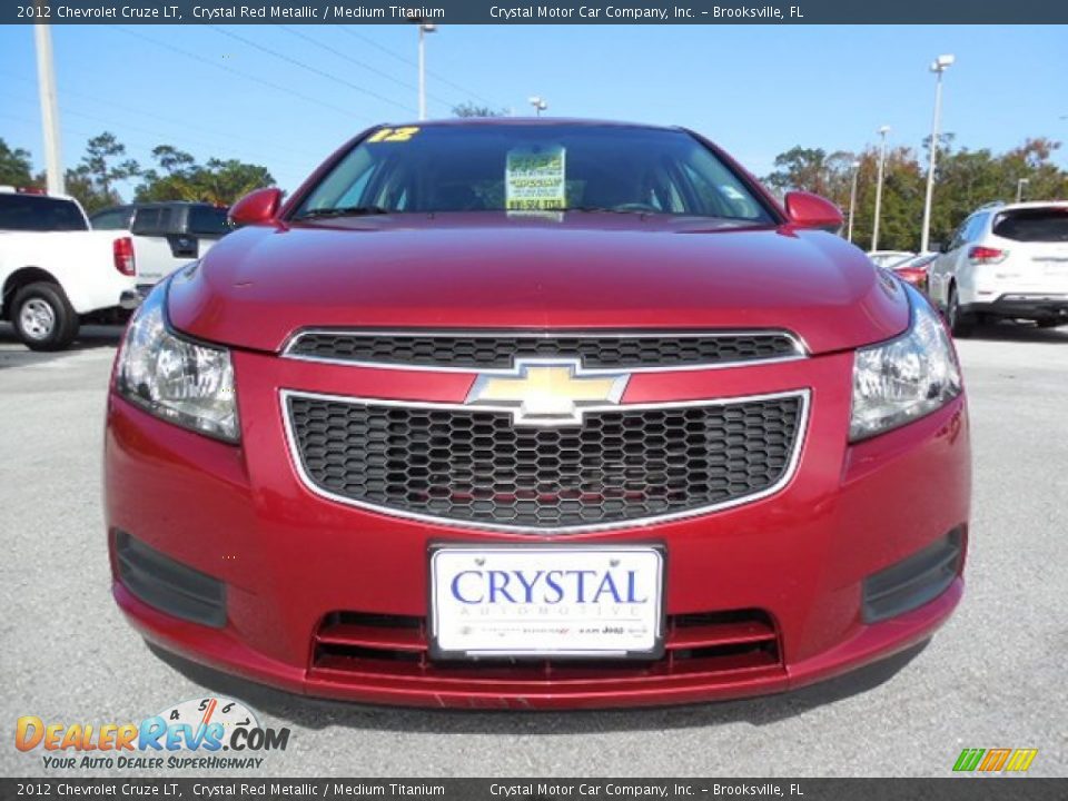 2012 Chevrolet Cruze LT Crystal Red Metallic / Medium Titanium Photo #13