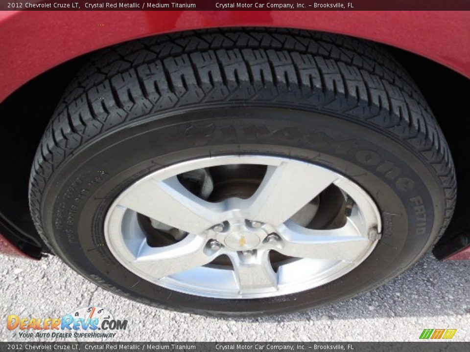 2012 Chevrolet Cruze LT Crystal Red Metallic / Medium Titanium Photo #14
