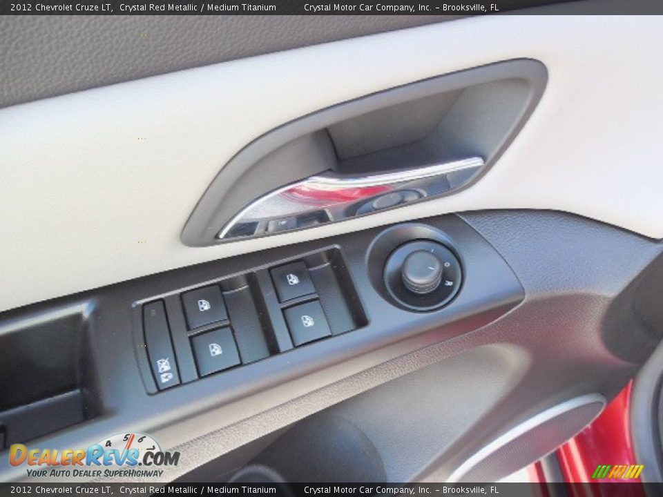 2012 Chevrolet Cruze LT Crystal Red Metallic / Medium Titanium Photo #17