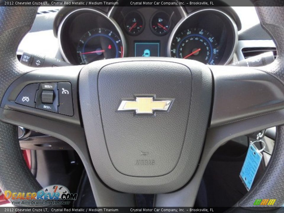 2012 Chevrolet Cruze LT Crystal Red Metallic / Medium Titanium Photo #21