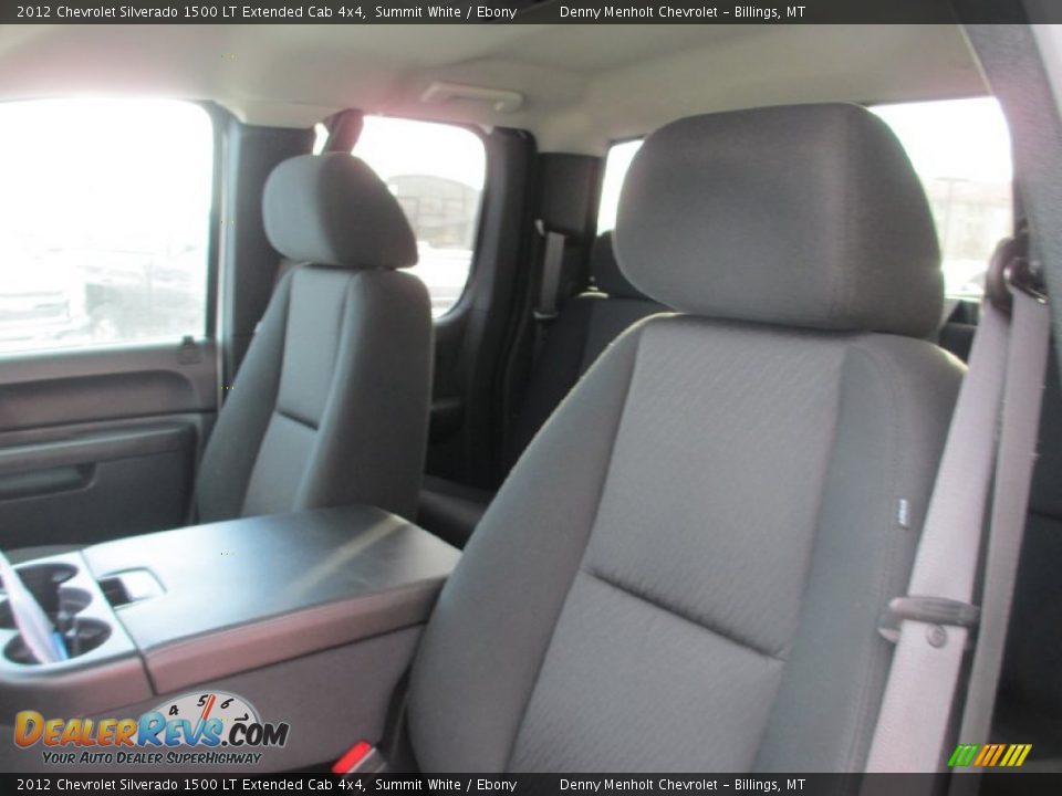 2012 Chevrolet Silverado 1500 LT Extended Cab 4x4 Summit White / Ebony Photo #10
