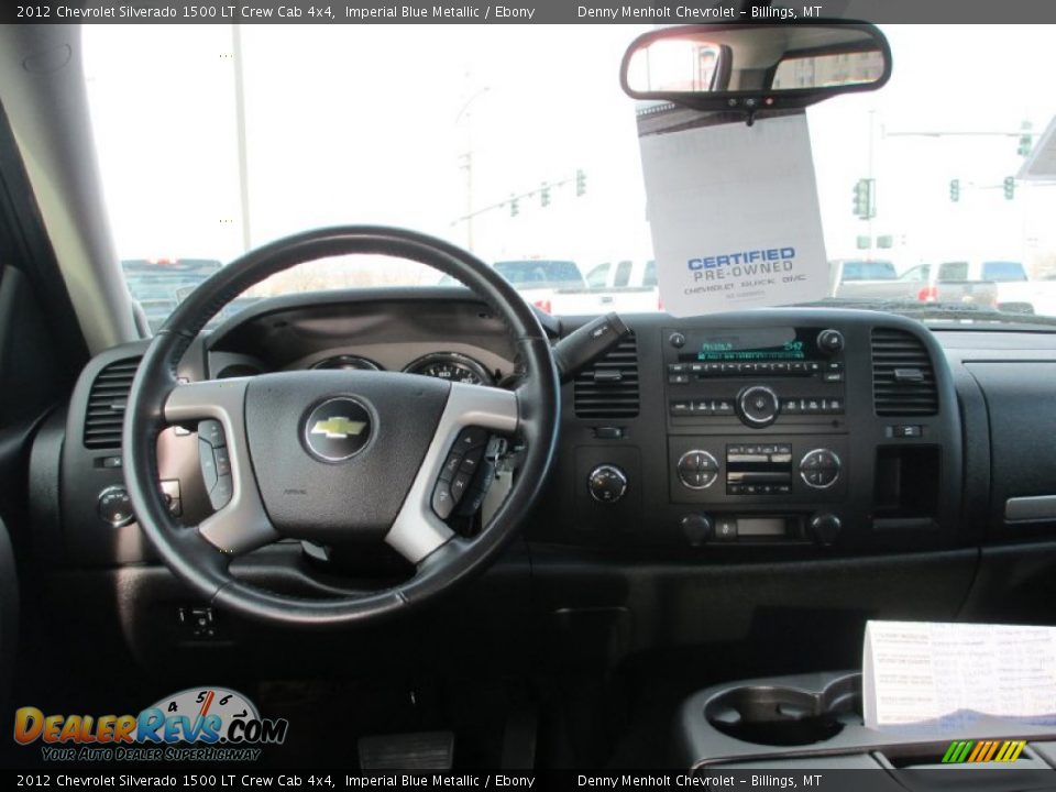 2012 Chevrolet Silverado 1500 LT Crew Cab 4x4 Imperial Blue Metallic / Ebony Photo #6