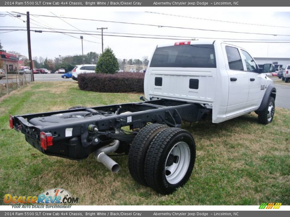 2014 Ram 5500 SLT Crew Cab 4x4 Chassis Bright White / Black/Diesel Gray Photo #5