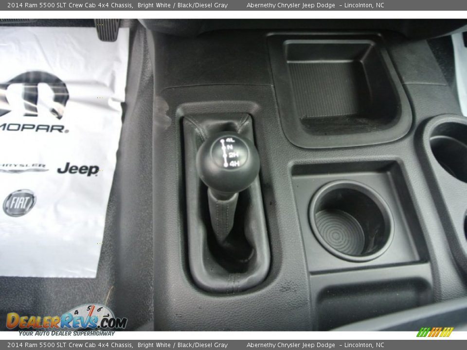 2014 Ram 5500 SLT Crew Cab 4x4 Chassis Bright White / Black/Diesel Gray Photo #9