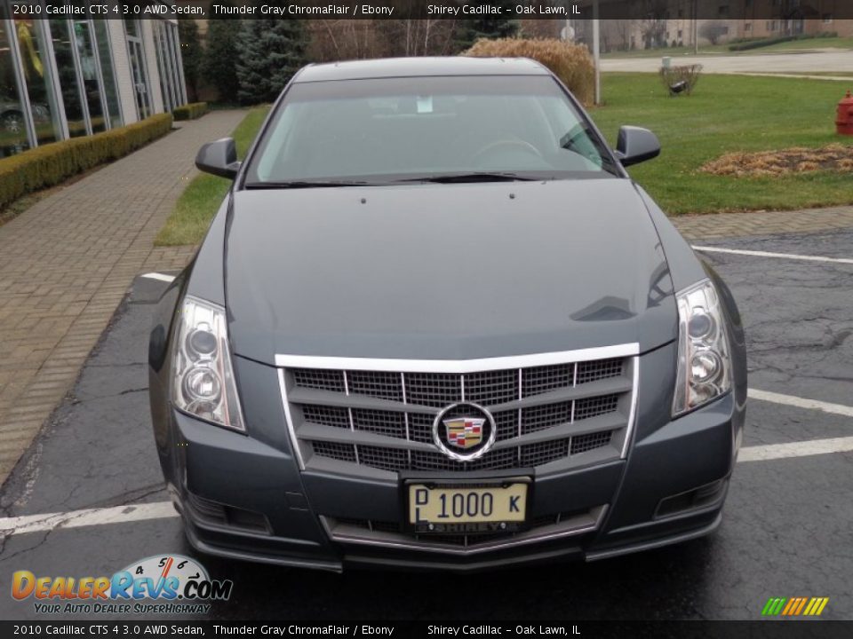2010 Cadillac CTS 4 3.0 AWD Sedan Thunder Gray ChromaFlair / Ebony Photo #2