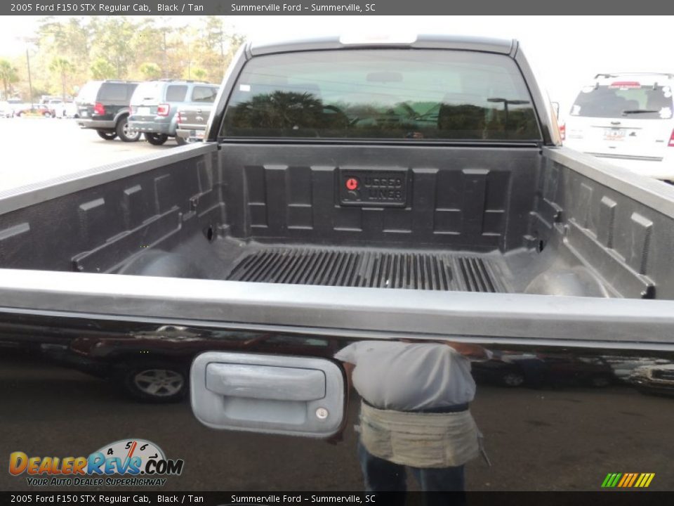 2005 Ford F150 STX Regular Cab Black / Tan Photo #10