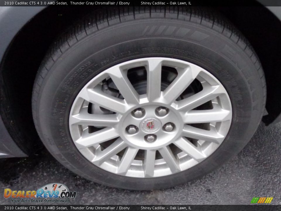 2010 Cadillac CTS 4 3.0 AWD Sedan Thunder Gray ChromaFlair / Ebony Photo #8