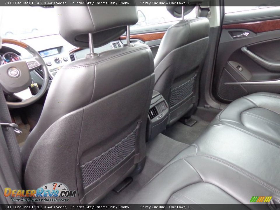 2010 Cadillac CTS 4 3.0 AWD Sedan Thunder Gray ChromaFlair / Ebony Photo #9